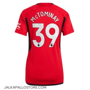 Manchester United Scott McTominay #39 Kotipaita Naisten 2023-24 Lyhythihainen